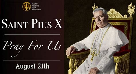 San Pra Ai Wa Sarabyin Pius X A Poi Nhtoi August 21 Radio Veritas