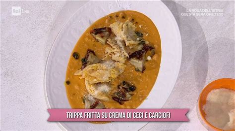 Trippa fritta su crema di ceci e carciofi È sempre mezzogiorno 05