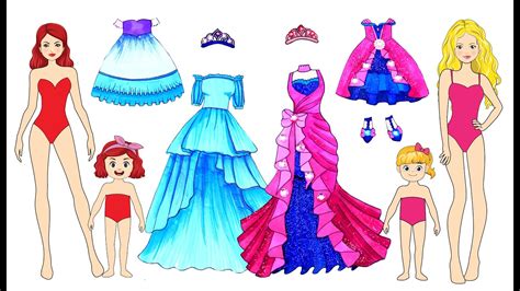 [diy] Paper Dolls Win On Dresses Contest The Most Beautiful Dresses