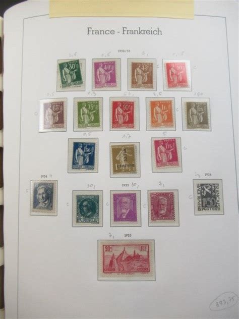 France collection avancée de timbres Catawiki