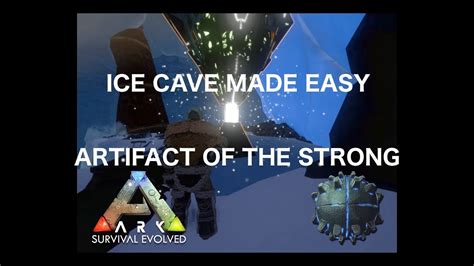 Ice Cave And Artifact Made Easy Ark Mobile Youtube