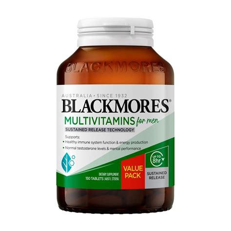 Buy Blackmores Multivitamin For Men Sustained Release Tablets