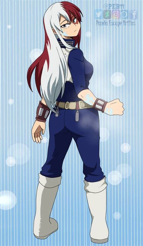 Shouko Todoroki Shoto Todoroki Genderbend BNHA By PEB99 On DeviantArt