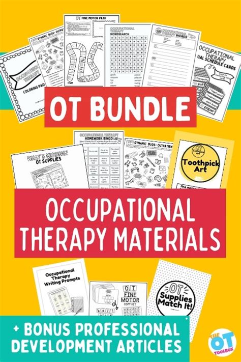 The Ot Toolbox Occupational Therapy Activities And Resources