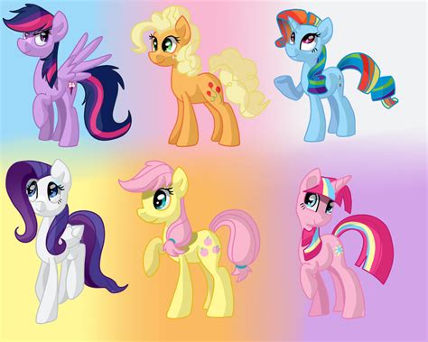 Mane 6 Colour Swap By Zoiby On Deviantart