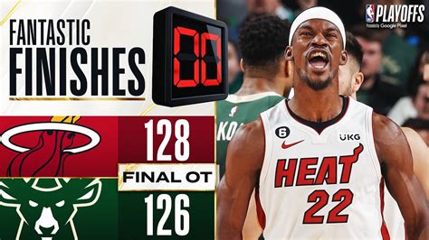 Final Insane Overtime Ending Heat Vs Bucks Game April