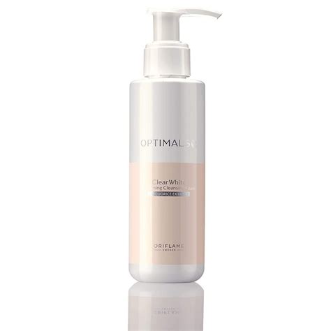 Herbal White Oriflame Optimals Clear Cleansing Face Wash Liquid Age