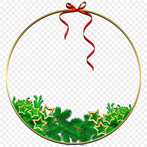 Decoration Circle Clipart Transparent Background Christmas Circle