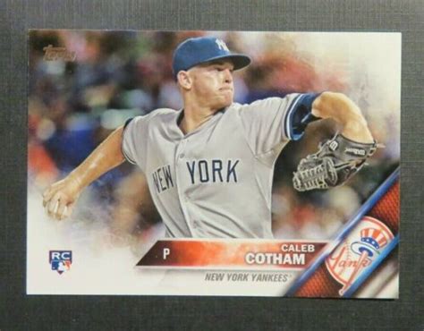 2016 Topps New York Yankees CALEB COTHAM RC EBay