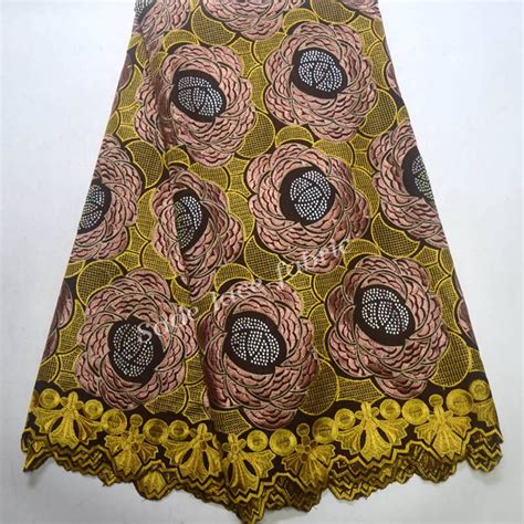 High Quality Swiss Voile Lace Beautiful Big Floral African Voile Cotton