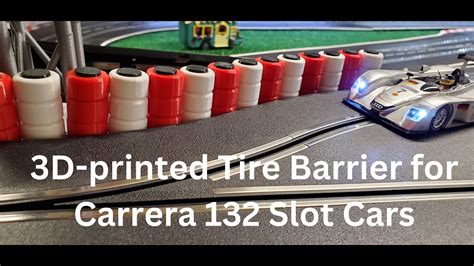 Carrera 132 Slot Car Tire Wall Track Side Barrier Youtube