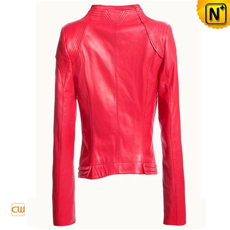 Womens Fashion Slim Fit Sheepskin Leather Jacket Cwmalls