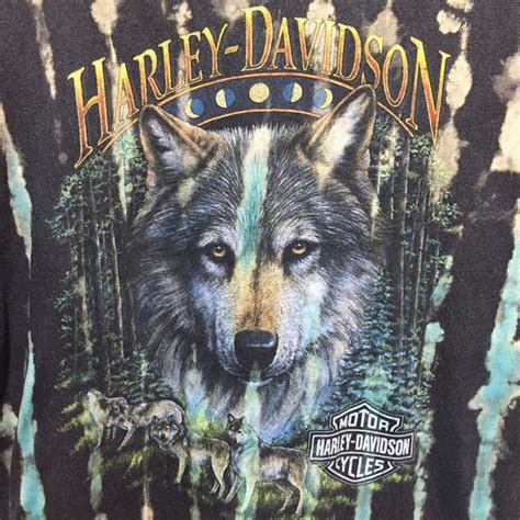 Harley Davidson Vintage Tie Dye Custom Tshirt Harle Gem