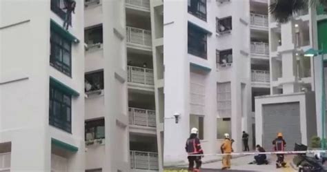 Woman Who Jumped Off 5th Storey Of Eunos Block In Viral Videos Survives