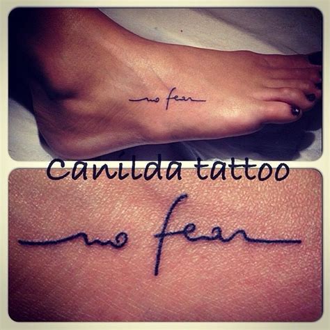 No Fear Korku Yok Minimal Tattoo Fear Tattoo Tattoo Quotes