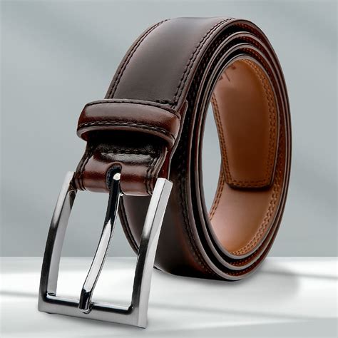 Cinto Social Masculino Couro - Cinto Social Masculino em Couro com Fivela Luchen