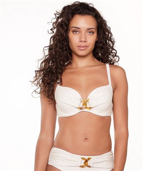 LingaDore Gold Mermaid Bikini Top Maat 44C Wit Goud Bol