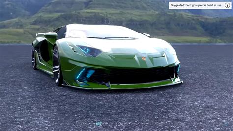 Lamborghini Aventador Svj Has Cgi Widebody Garb Wears It Like Supercar