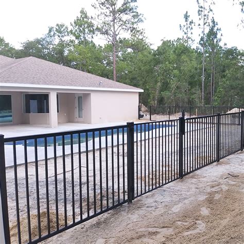 We Install Aluminum Metal Fencing Ornamental Fence Installation