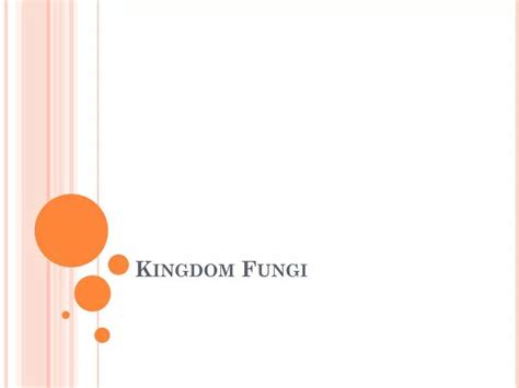 Ppt Kingdom Fungi Powerpoint Presentation Free Download Id2522709