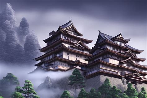 Japanese Castle By Neoworldiscoming On Deviantart