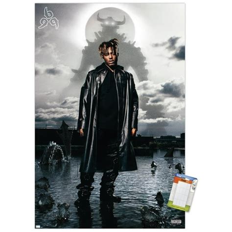 Juice WRLD - Fighting Demons Album Cover Wall Poster, 22.375" x 34 ...