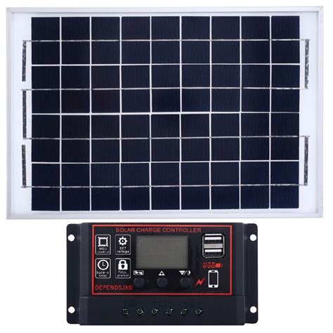 Panel Solarny Bateria S Oneczna W V Regulator