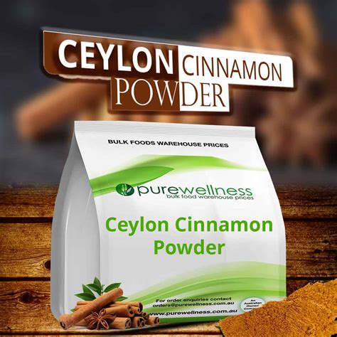 Ceylon Cinnamon Powder New Season Purewellness Australia