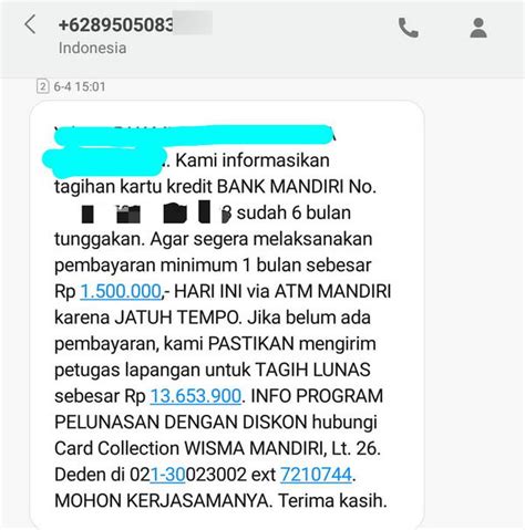 Penagihan Kartu Credit Ke Rumah