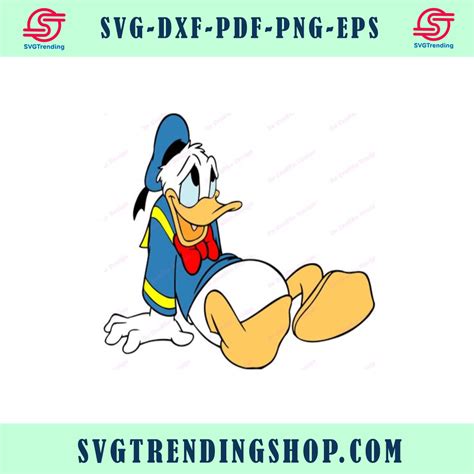 Donald Duck Svg 10 Svg Dxf Cricut Silhouette Cut File Instant