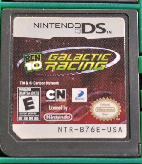 Ben 10 Galactic Racing Nintendo DS Cartridge Only Video Gaming