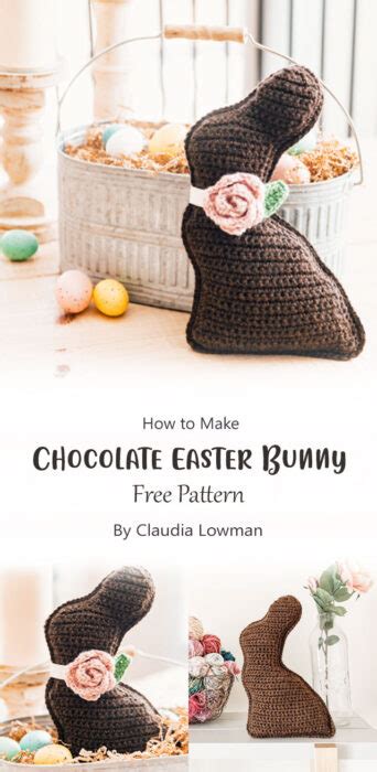 The Sweet Chocolate Bunny Free Crochet Pattern Ideas