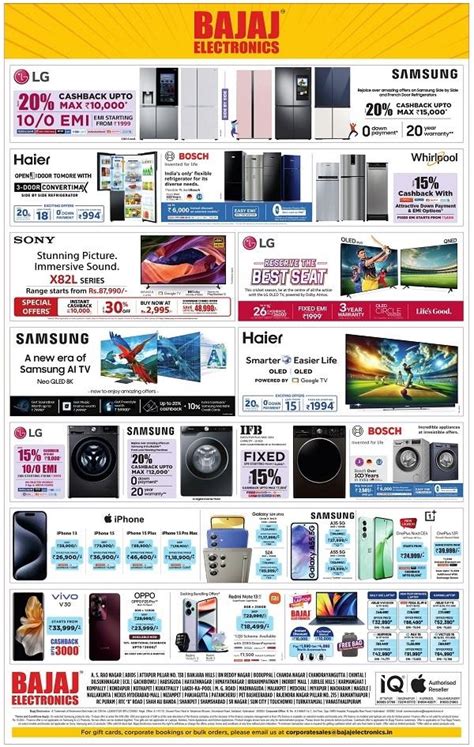 Bajaj Electronics Hyderabad Stores Sale Offers Near Me Shop Discounts