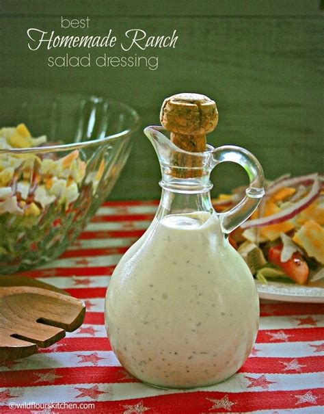 Best Homemade Ranch Salad Dressing Wildflour S Cottage Kitchen