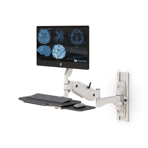 Height Adjustable Wall Mounted Monitor Arm – Suspending Solutions