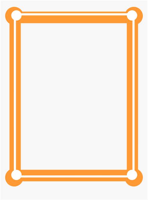 Orange Border Frame Png Picture - Orange Borders And Frames ...