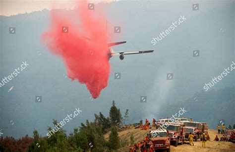 Vlat Very Large Air Tanker Drops Editorial Stock Photo Stock Image