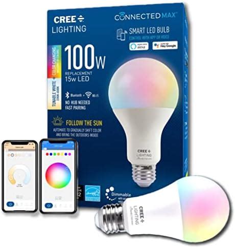 Connected Max Foco Led Inteligente Con Bluetooth Y Wifi Ajustable