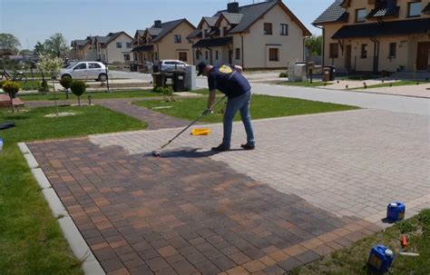 Impregnat Efekt Mokrej Kostki Do Betonu Granitu Protectguard Wf