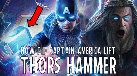 Why Could Captain America Lift Thors Hammer Youtube