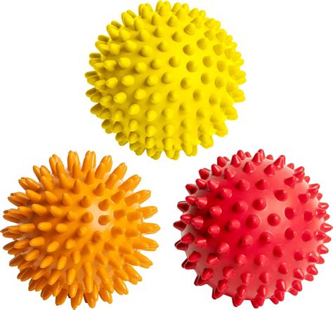 Octorox Spiky Massage Balls For Feet Back Hands Muscles Firm Medium And Soft