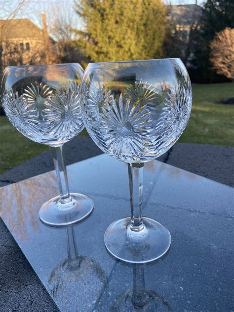 Waterford Cut Crystal Millennium 8 Toasting Goblets Etsy