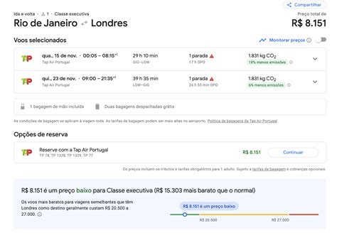 Atenção Rio a Londres por 8 mil reais em classe executiva ida e volta