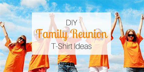 DIY Family Reunion T-shirt Ideas