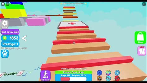 Mega Easy Obby Roblox Stages 251 300 Youtube