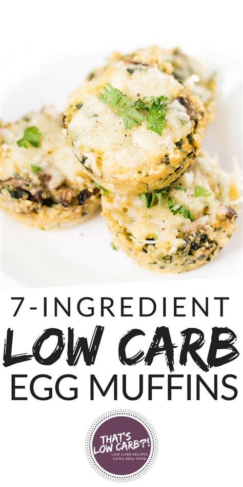 Low Carb Egg Muffins Recipe Low Carb Recipes By Thats Low Carb