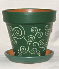 Earthpots Hand Painted Terra Cotta Pots