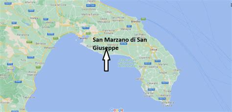 Dove Si Trova San Marzano Di San Giuseppe Italia Mappa San Marzano Di