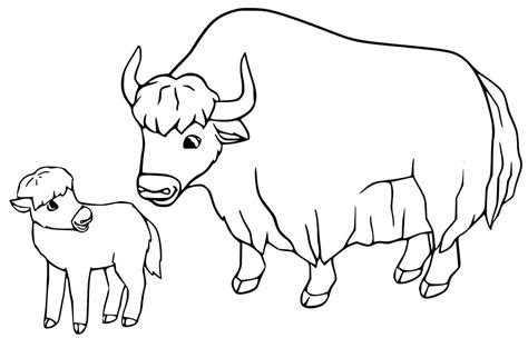 Yak Laughing Coloring Page Free Printable Coloring Pages For Kids