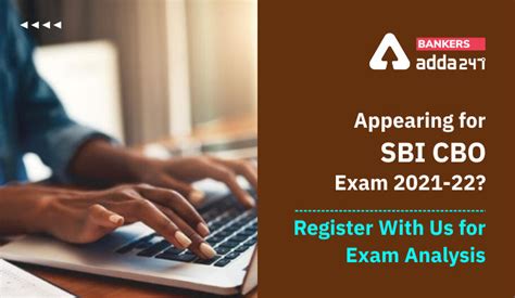 Appearing For Sbi Cbo Exam Register With Us For Exam Analysis